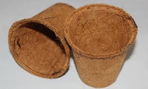 Production bowl from coconut fiber , sugarcane bagasse